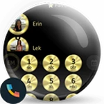 Logo of Theme Dialer Metal Gold android Application 